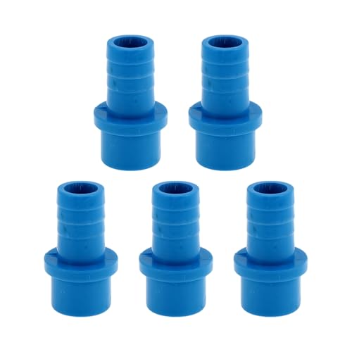 Hihaha Kunststoff-Schlauchstutzen 1" x0,8 Gerader Durchgangsrohrverbinder Blau 5 Stück Hihaha Kunststoff-Schlauchstutzen 1" x0,8 Gerader Durchgangsrohrverbinder Blau 5 Stück von Hihaha