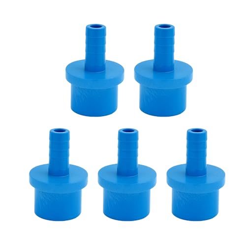 Hihaha Kunststoff-Schlauchstutzen 1"x0.4" Gerader Durchgangsrohrverbinder Blau 5 Stück Hihaha Kunststoff-Schlauchstutzen 1"x0.4" Gerader Durchgangsrohrverbinder Blau 5 Stück von Hihaha