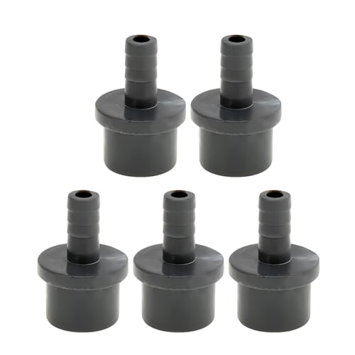 Hihaha Kunststoff-Schlauchstutzen 1"x0.4" Gerader Durchgangsrohrverbinder Grau 5 Stück Hihaha Kunststoff-Schlauchstutzen 1"x0.4" Gerader Durchgangsrohrverbinder Grau 5 Stück von Hihaha