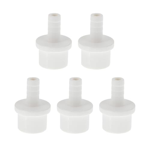 Hihaha Kunststoff-Schlauchstutzen 1"x0.4" Gerader Durchgangsrohrverbinder Weiß 5 Stück Hihaha Kunststoff-Schlauchstutzen 1"x0.4" Gerader Durchgangsrohrverbinder Weiß 5 Stück von Hihaha