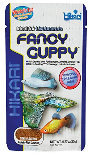 Hikari Food Tropical Fancy Guppy Granules Semi-Floating Protein Rich Meal .77oz von Hikari