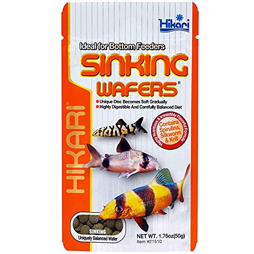 Sinking Wafers Tropische Fischfutter, 50 g Sinking Wafers Tropische Fischfutter, 50 g von Hikari