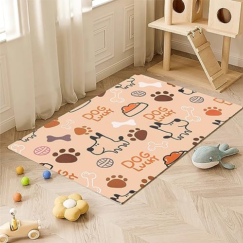 Pet Feeding Mat-Absorbent Dog Mat for Food and Water Bowl-No Stains Quick Dry Dog Water Dispenser Mat von Hikiko