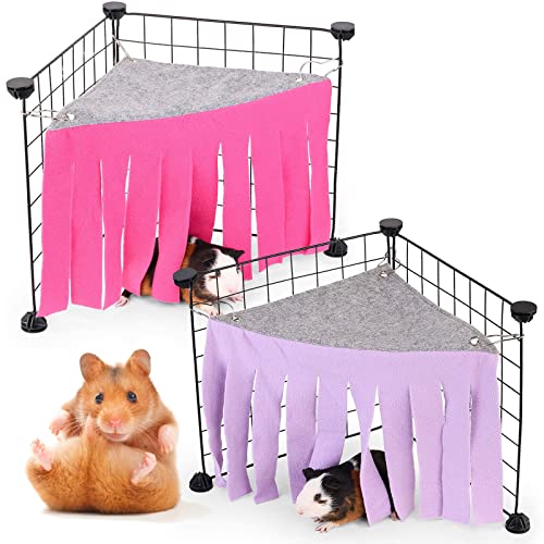 2 Stk Meerschweinchen-Versteck,Hamster Zelt Hängematte,Kleintier-Hamsterzelt-Hängematte,Hamsterversteck Kleintier Versteck Zelt Zubehör für Tierversteckkäfige für Frettchen Chinchillas Ratten Igel 2 Stk Meerschweinchen-Versteck,Hamster Zelt Hängematte,Kleintier-Hamsterzelt-Hängematte,Hamsterversteck Kleintier Versteck Zelt Zubehör für Tierversteckkäfige für Frettchen Chinchillas Ratten Igel von Hileyu