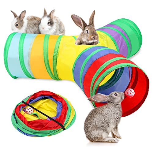 Hileyu Katzen Tunnel Set Spielzeug 3 Wege Katzenspielzeug Katzentunnel Hundenspielzeug Spieltunnel FüR Katzen,Welpen,Kaninchen,Kleine Hunde,Chinchilla, Hamster, Meerschweinchen Hileyu Katzen Tunnel Set Spielzeug 3 Wege Katzenspielzeug Katzentunnel Hundenspielzeug Spieltunnel FüR Katzen,Welpen,Kaninchen,Kleine Hunde,Chinchilla, Hamster, Meerschweinchen von Hileyu