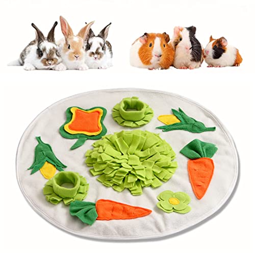 Hileyu Meerschweinchen Futtersuche Futtermatte Schnüffelmatte Kaninchen Spielzeug Langeweile Brecher Polarfleece Schnüffel Unterlage Futtermatte für Kaninchen Hasen Meerschweinchen Welpen Frettchen Hileyu Meerschweinchen Futtersuche Futtermatte Schnüffelmatte Kaninchen Spielzeug Langeweile Brecher Polarfleece Schnüffel Unterlage Futtermatte für Kaninchen Hasen Meerschweinchen Welpen Frettchen von Hileyu