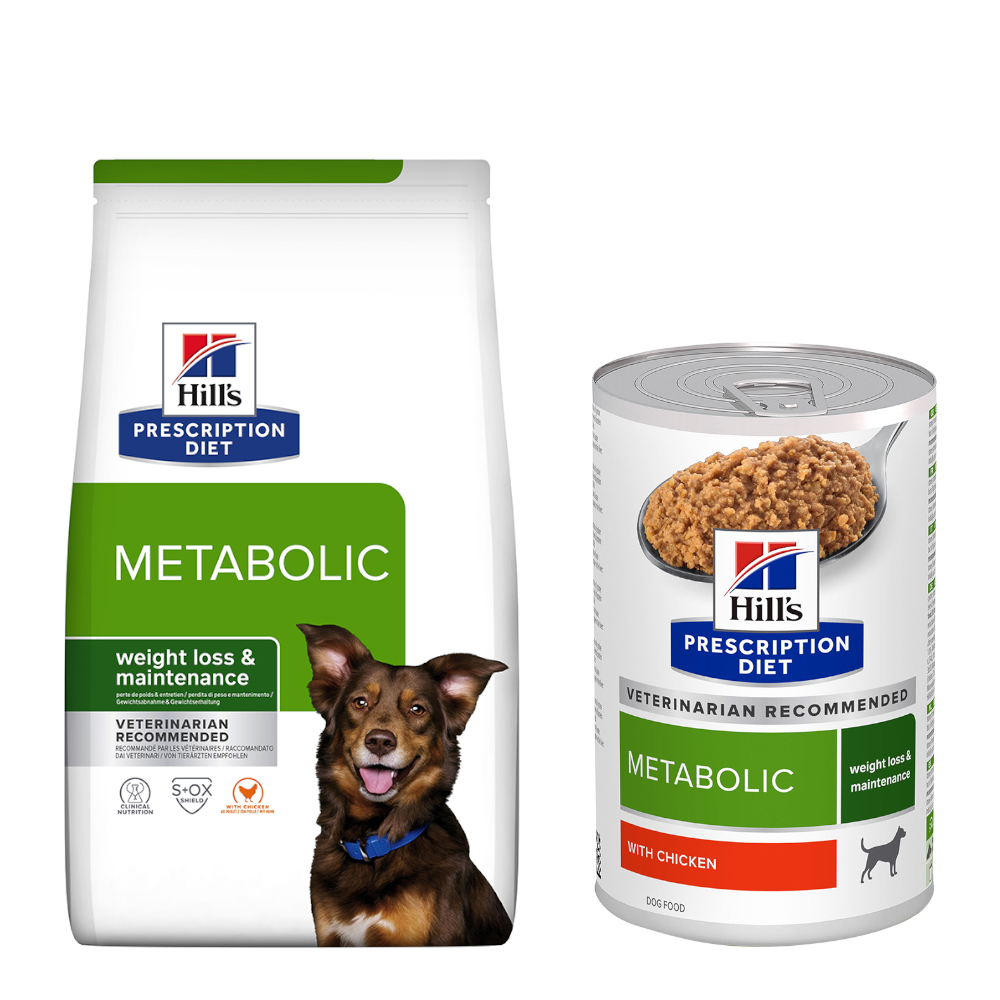 10 kg / 12 kg Hill's Prescription Diet + passendes Nassfutter gratis! - 12 kg Metabolic Gewichtsmanagement mit Huhn + 3 x 370 g Nassfutter 10 kg / 12 kg Hill's Prescription Diet + passendes Nassfutter gratis! - 12 kg Metabolic Gewichtsmanagement mit Huhn + 3 x 370 g Nassfutter von Hill's Prescription Diet