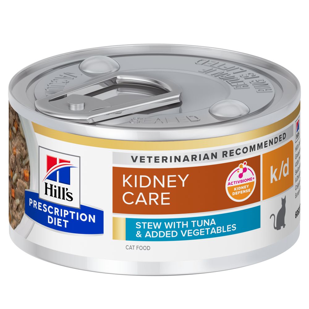 2 + 1 gratis! 3 x Hill’s Prescription Diet  - k/d Kidney Care Ragout mit Thunfisch & zugefügtem Gemüse 3 x (24 x 82 g) von Hill's Prescription Diet