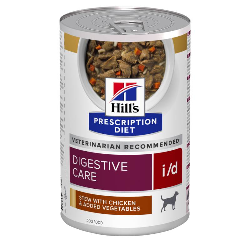 24 + 12 gratis! 36 x 354 g / 360 g / 370 g Hill's Prescription Diet - i/d Digestive Care mit Huhn 3 x (12 x 354 g) von Hill's Prescription Diet