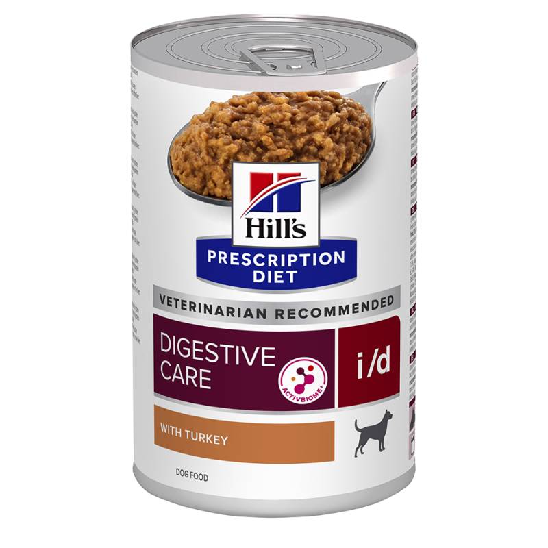 24 + 12 gratis! 36 x 354 g / 360 g / 370 g Hill's Prescription Diet - i/d Digestive Care mit Truthahn 3 x (12 x 360 g) von Hill's Prescription Diet