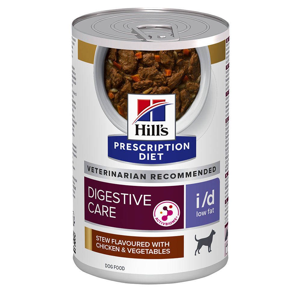 24 + 12 gratis! 36 x 354 g / 360 g / 370 g Hill's Prescription Diet - i/d Low Fat Digestive Care Ragout 3 x (12 x 354 g) von Hill's Prescription Diet