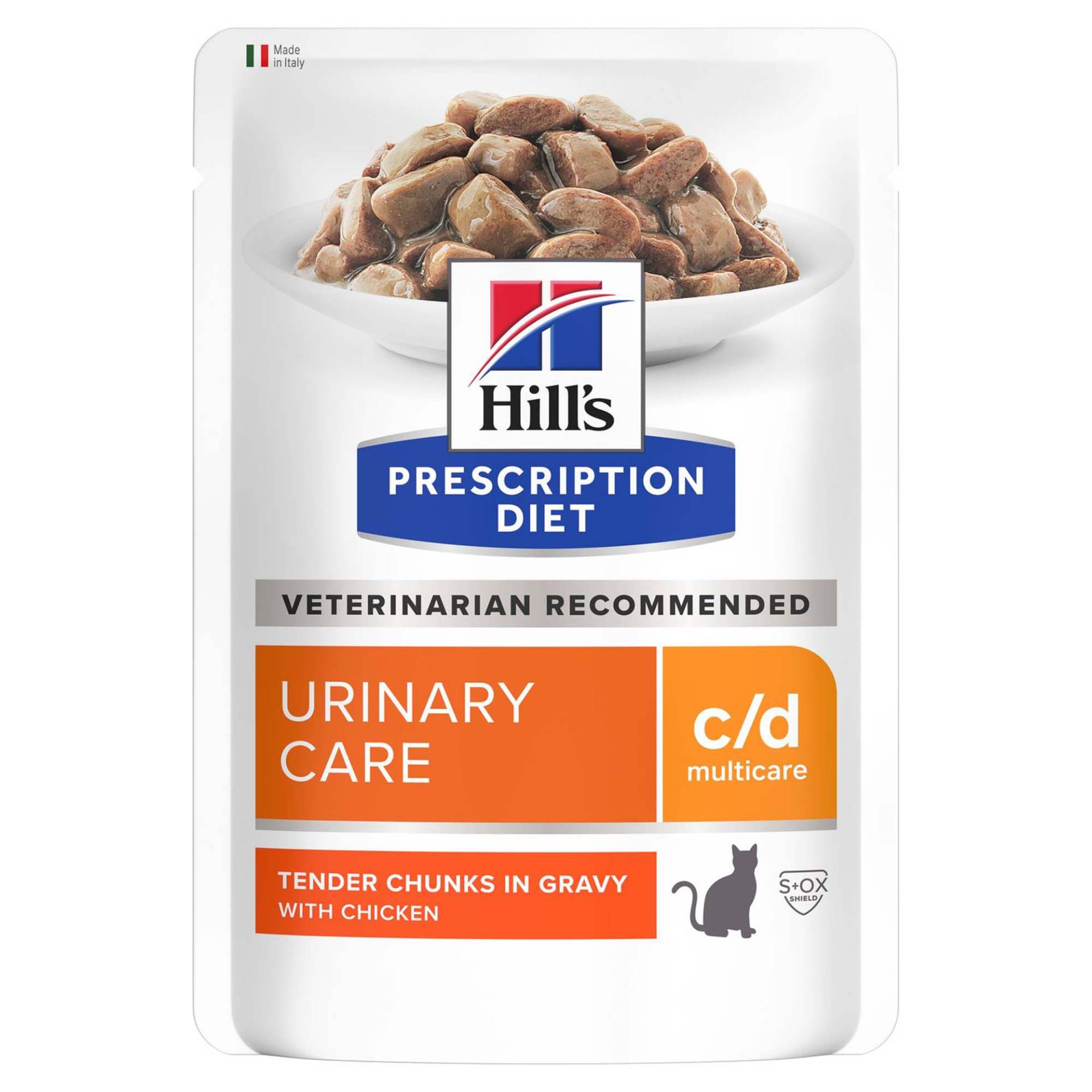 24 + 12 gratis! 36 x 85 g Hill’s Prescription Diet - c/d Multicare Urinary Care mit Huhn von Hill's Prescription Diet