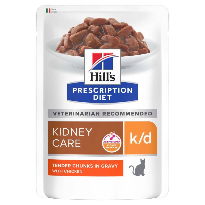 24 + 12 gratis! 36 x 85 g Hill’s Prescription Diet - k/d Kidney Care mit Huhn 24 + 12 gratis! 36 x 85 g Hill’s Prescription Diet - k/d Kidney Care mit Huhn von Hill's Prescription Diet