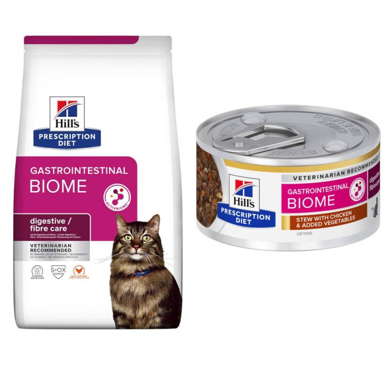 3 kg / 8 kg Hill's Prescription Diet + 6 x 82 g passendes Nassfutter gratis! - 3 kg Gastrointestinal Biome mit Huhn + 6 x 82 g mit Huhn & Gemüse 3 kg / 8 kg Hill's Prescription Diet + 6 x 82 g passendes Nassfutter gratis! - 3 kg Gastrointestinal Biome mit Huhn + 6 x 82 g mit Huhn & Gemüse von Hill's Prescription Diet