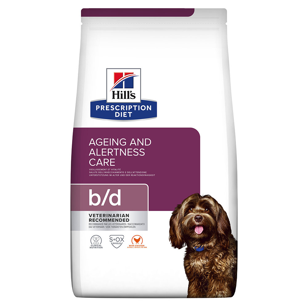 Hill's Prescription Diet b/d Ageing Care Trockenfutter für Hunde mit Huhn - 12 kg von Hill's Prescription Diet