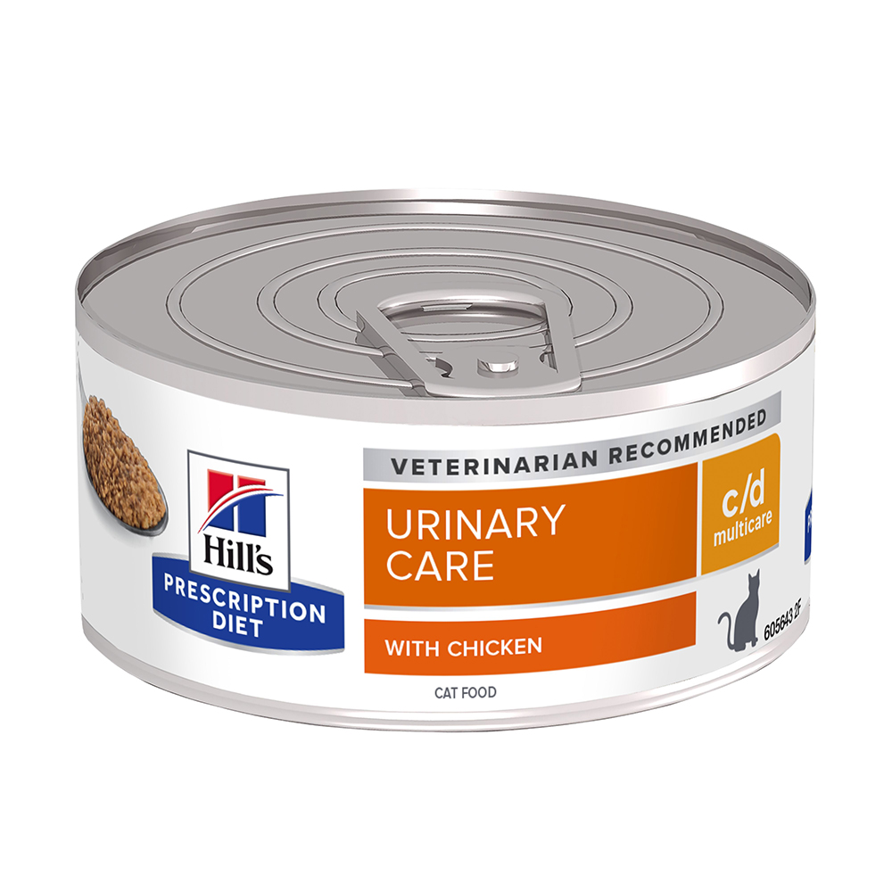 Hill's Prescription Diet c/d Multicare Urinary Care mit Huhn - Sparpaket: 24 x 156 g von Hill's Prescription Diet