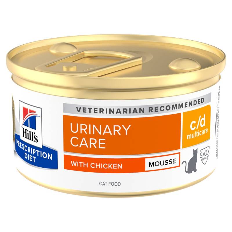 Hill's Prescription Diet c/d Urinary Care Mousse mit Huhn 12 x 85 g - Huhn (12 x 85 g) von Hill's Prescription Diet