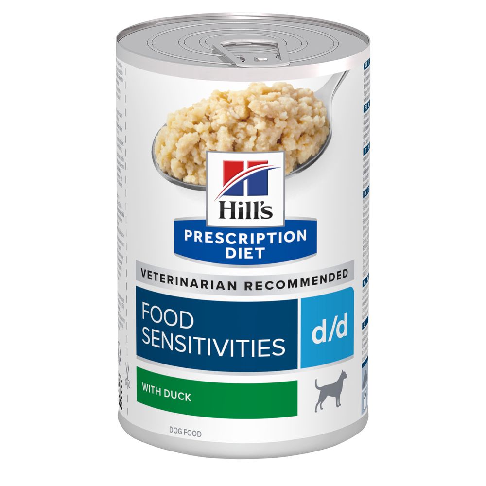 Hill's Prescription Diet d/d Food Sensitivities Nassfutter für Hunde mit Ente - 48 x 370 g Hill's Prescription Diet d/d Food Sensitivities Nassfutter für Hunde mit Ente - 48 x 370 g von Hill's Prescription Diet