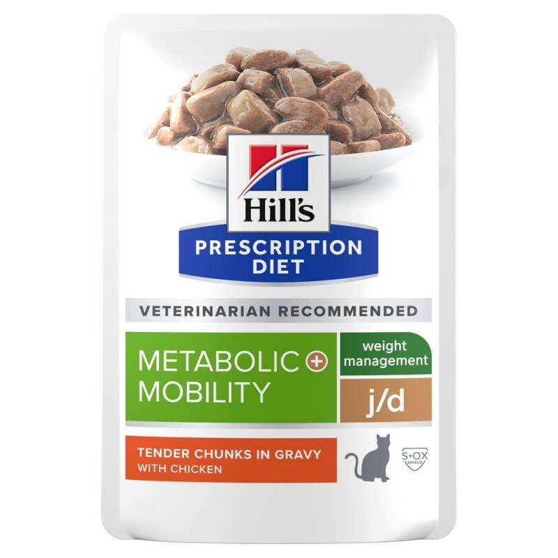 Hill's Prescription Diet j/d Metabolic + Mobility mit Huhn - 12 x 85 g von Hill's Prescription Diet