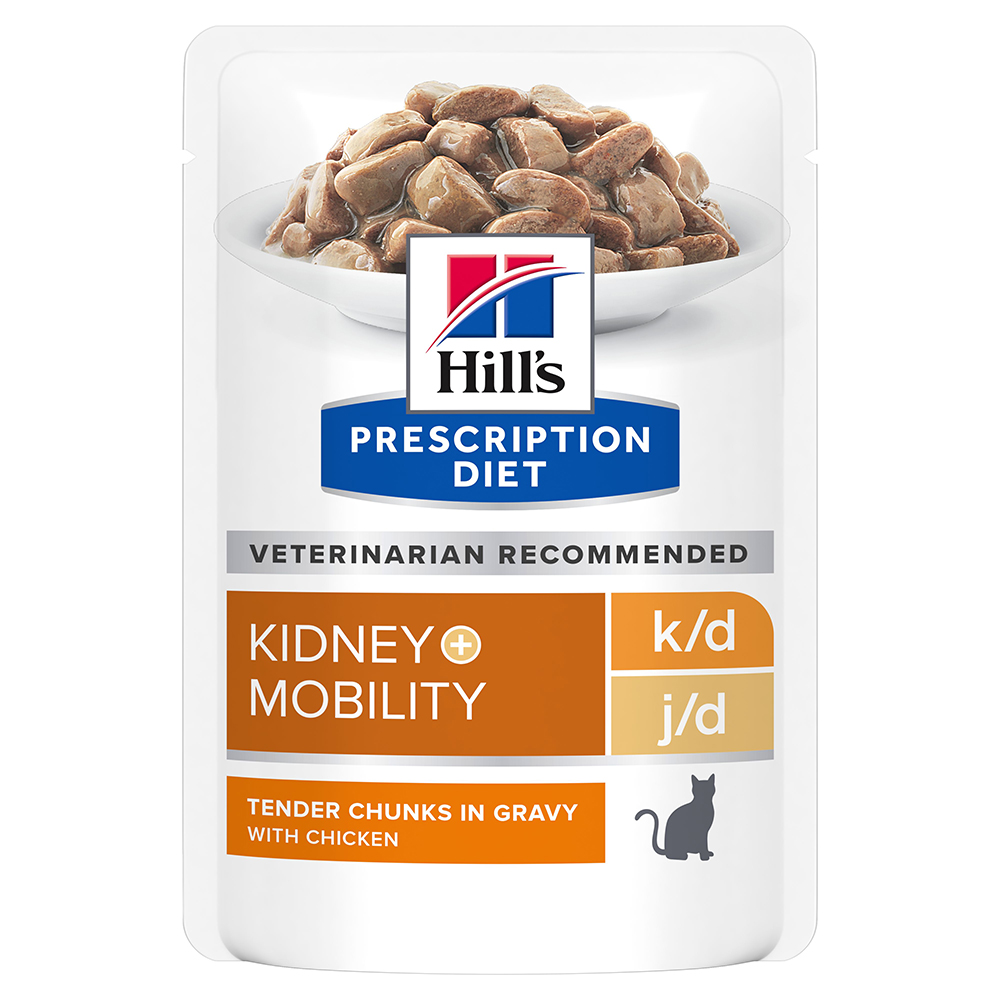 Hill’s Prescription Diet k/d + Mobility mit Huhn  - 12 x 85 g von Hill's Prescription Diet