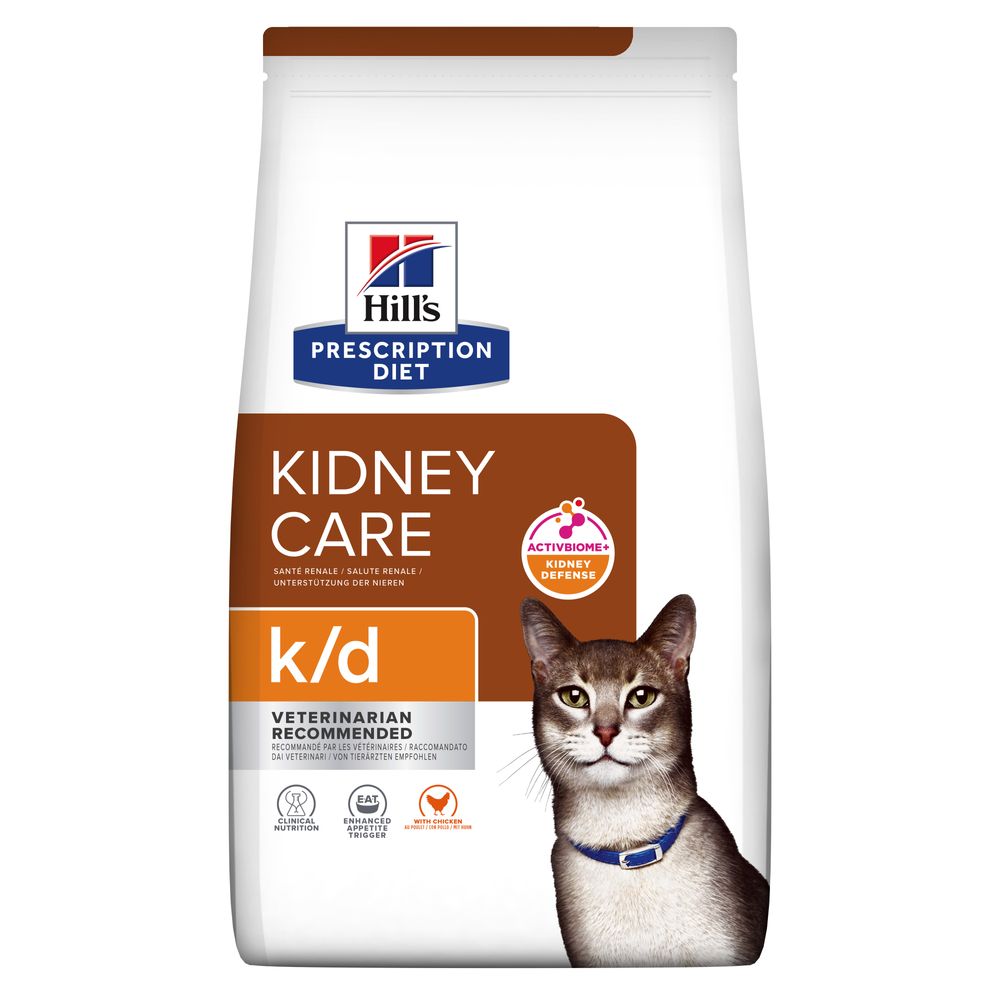 Hill's Prescription Diet k/d Kidney Care mit Huhn - Sparpaket: 2 x 8 kg von Hill's Prescription Diet
