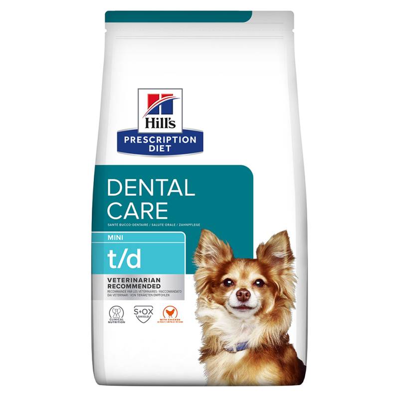 Hill's Prescription Diet t/d Dental Care Mini mit Huhn - 3 kg von Hill's Prescription Diet