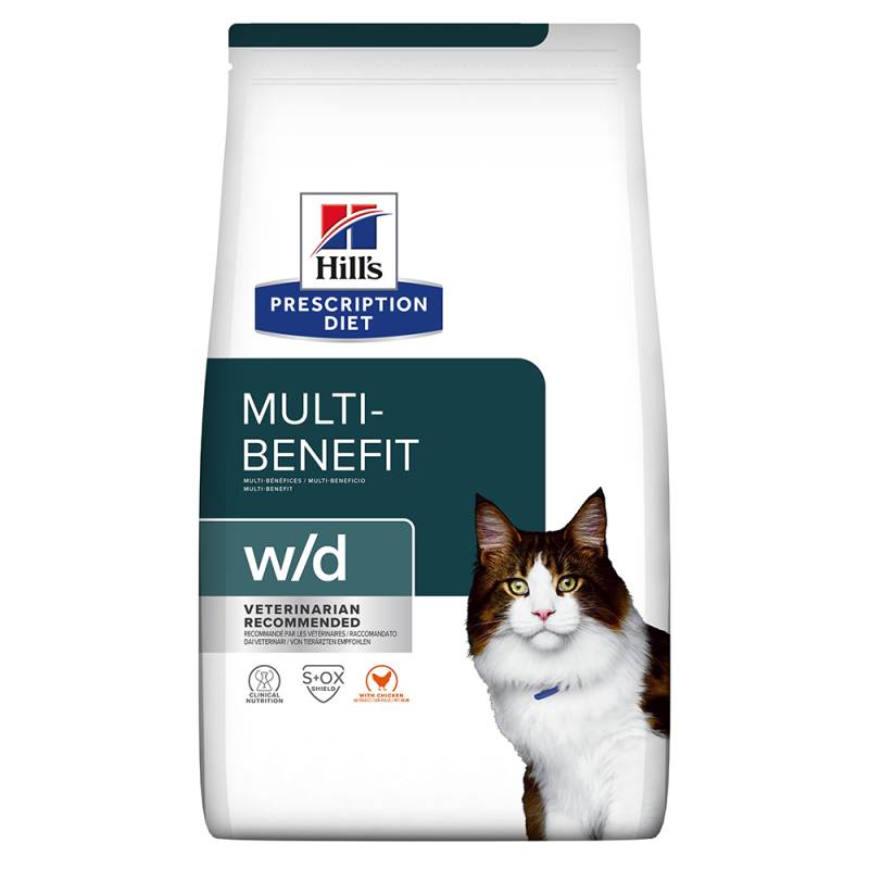 Hill's Prescription Diet w/d Multi-Benefit mit Huhn  - Sparpaket: 3 x 3 kg von Hill's Prescription Diet