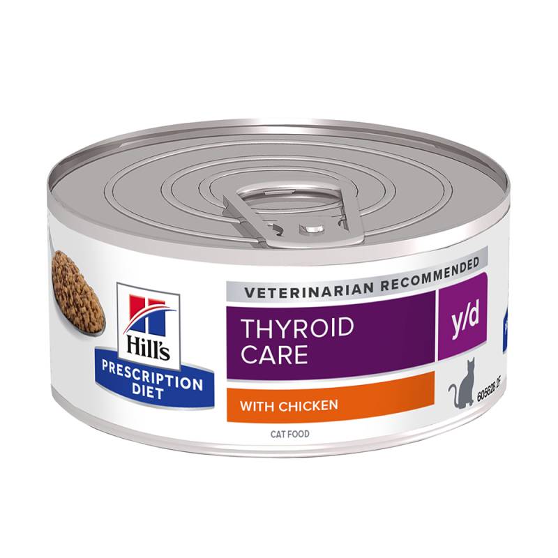 Hill's Prescription Diet y/d Thyroid Care - Sparpaket: 12 x 156 g von Hill's Prescription Diet