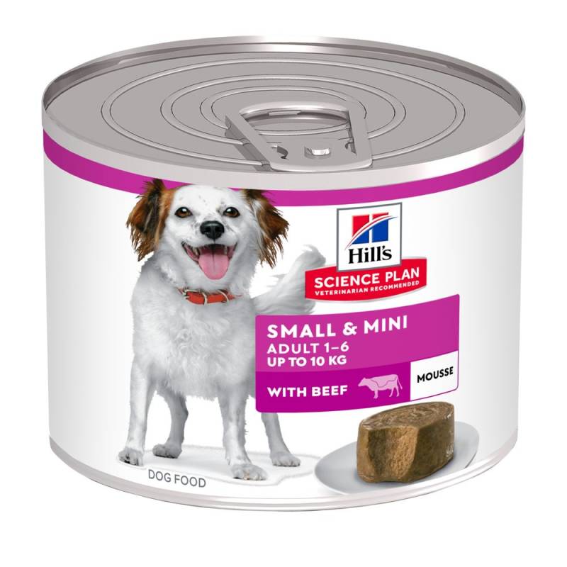 9 + 3 gratis! 12 x 200 g Hill's Science Plan Mousse - Adult Small & Mini Rind von Hill's Science Plan