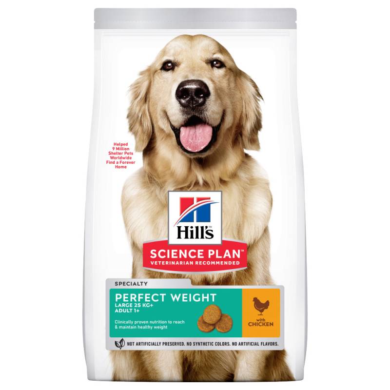 Hill's Science Plan Adult 1+ Perfect Weight Large mit Huhn - 12 kg von Hill's Science Plan