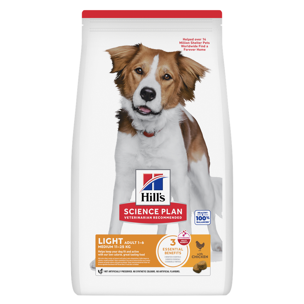 Hill's Science Plan Adult 1-6 Light Medium mit Huhn - 14 kg Hill's Science Plan Adult 1-6 Light Medium mit Huhn - 14 kg von Hill's Science Plan