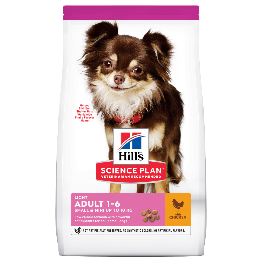 Hill's Science Plan Adult 1-6 Light Small & Mini mit Huhn - 6 kg von Hill's Science Plan