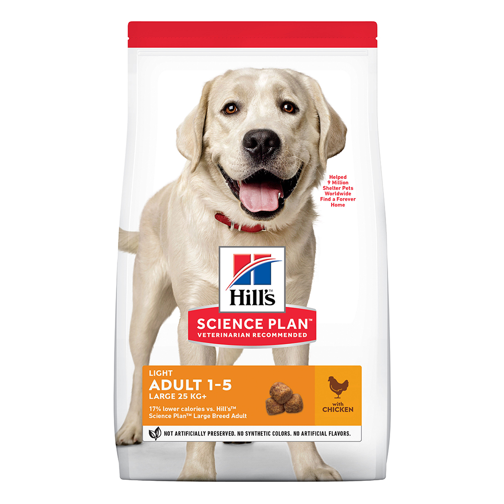 Hill's Science Plan Adult Light Large Breed mit Huhn - Sparpaket: 2 x 14 kg von Hill's Science Plan