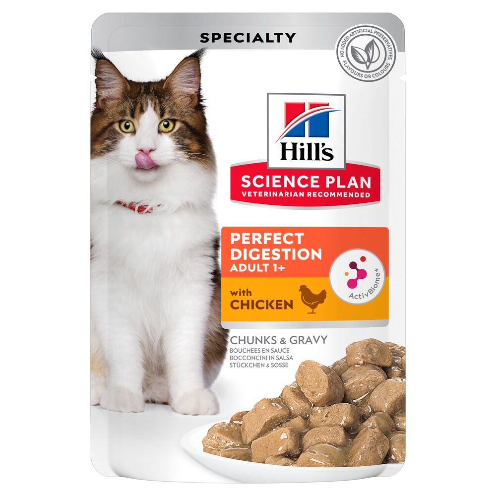Hill's Science Plan Adult Perfect Digestion Huhn - Sparpaket: 24 x 85 g von Hill's Science Plan