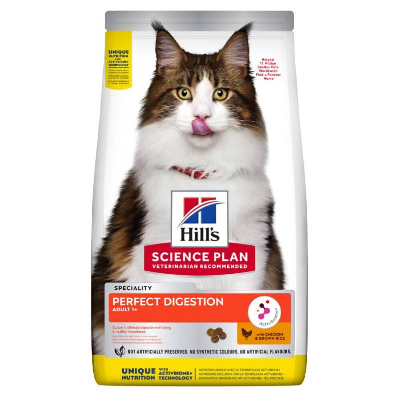 Hill's Science Plan Adult Perfect Digestion Huhn - Sparpaket: 2 x 7 kg von Hill's Science Plan