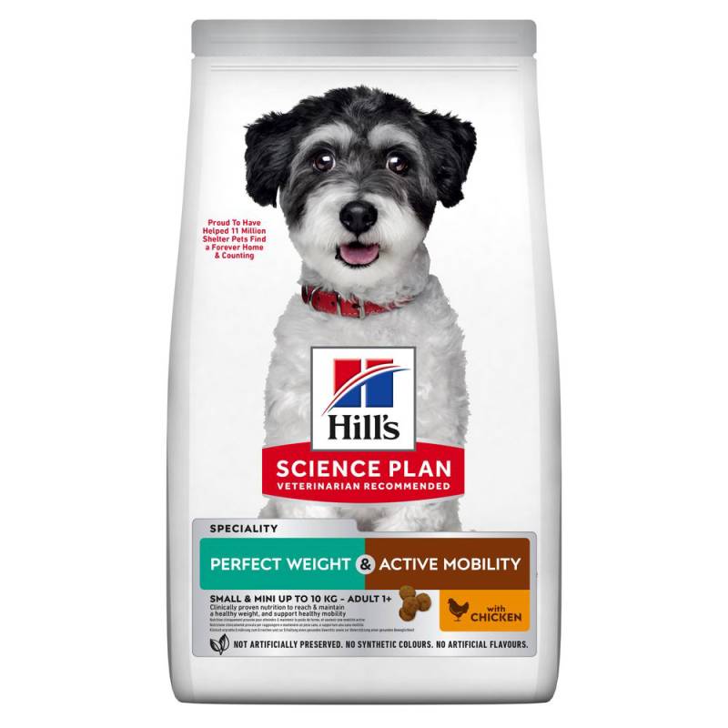 Hill's Science Plan Adult Perfect Weight & Active Mobility Small & Mini mit Huhn - 6 kg von Hill's Science Plan