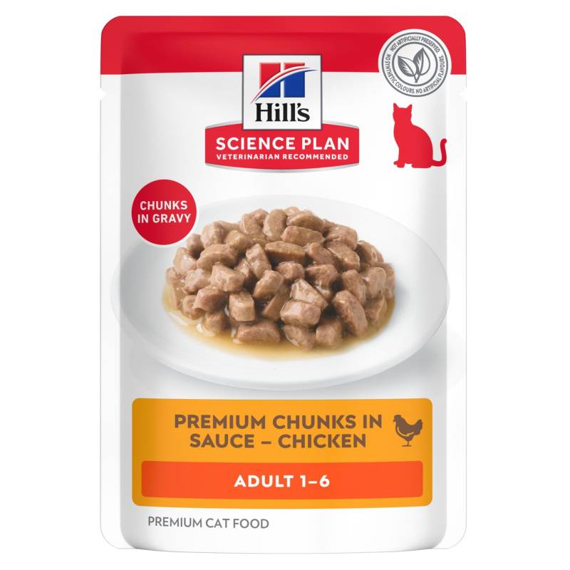 Hill's Science Plan Adult  - Sparpaket: Huhn (48 x 85 g) von Hill's Science Plan