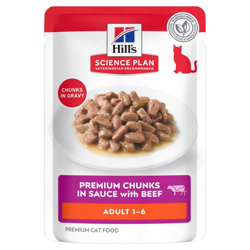 Hill's Science Plan Adult  - Sparpaket: Rind (48 x 85 g) von Hill's Science Plan