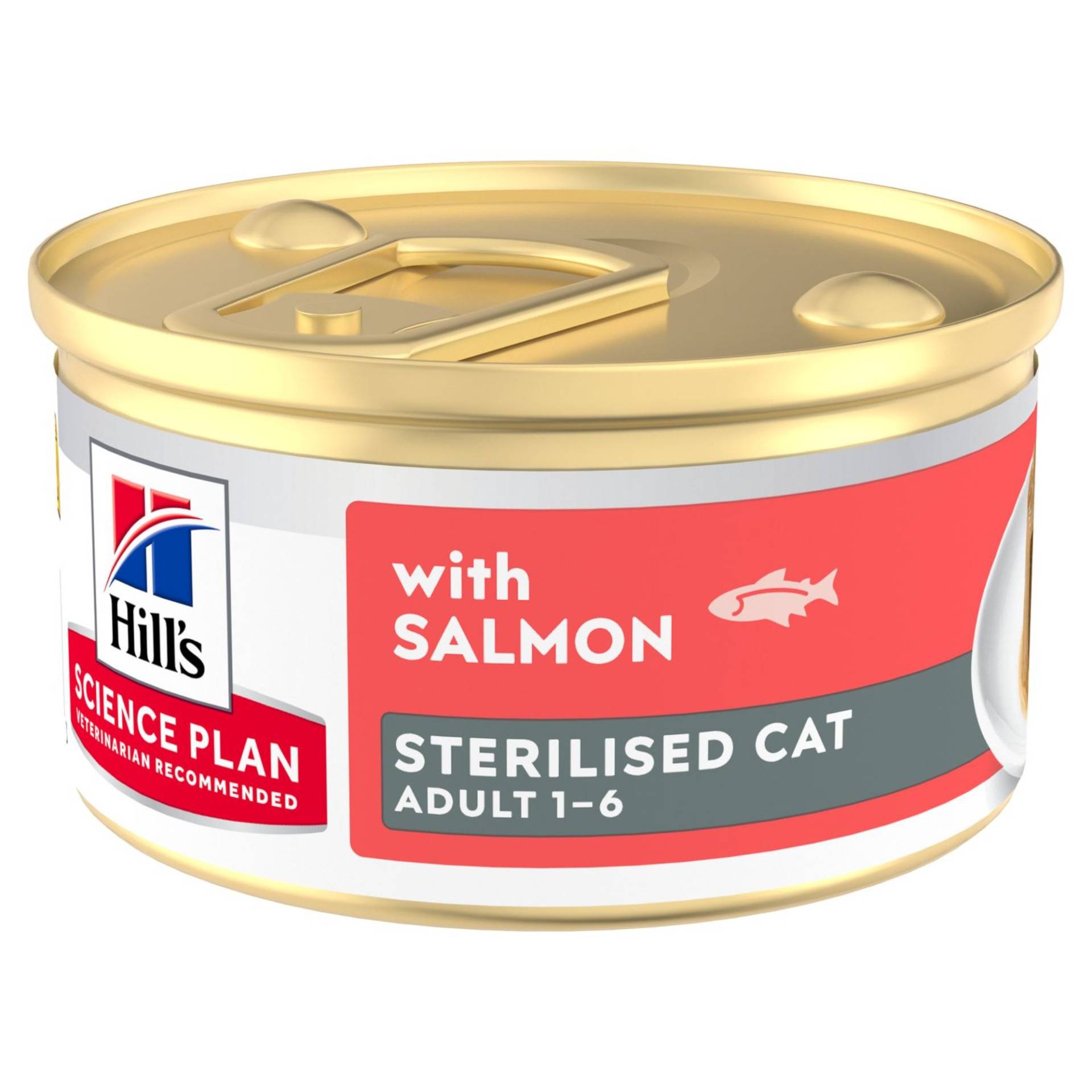 Hill's Science Plan Adult Sterilised Mousse - Sparpaket: Lachs (24 x 85 g) von Hill's Science Plan