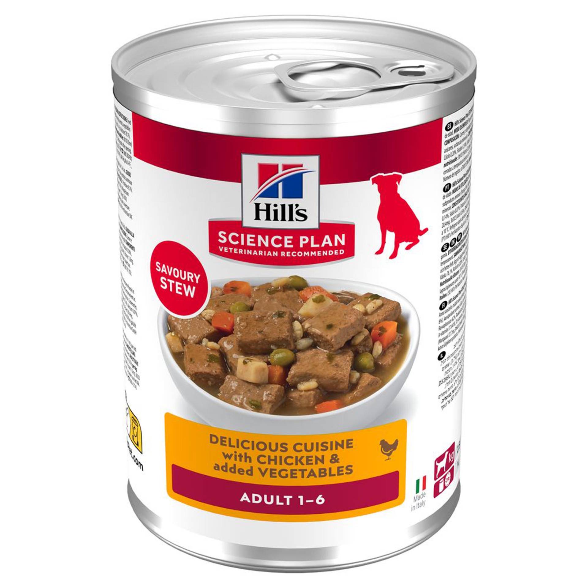 Hill's Science Plan Adult Stew - Sparpaket: mit Huhn (24 x 363 g) von Hill's Science Plan