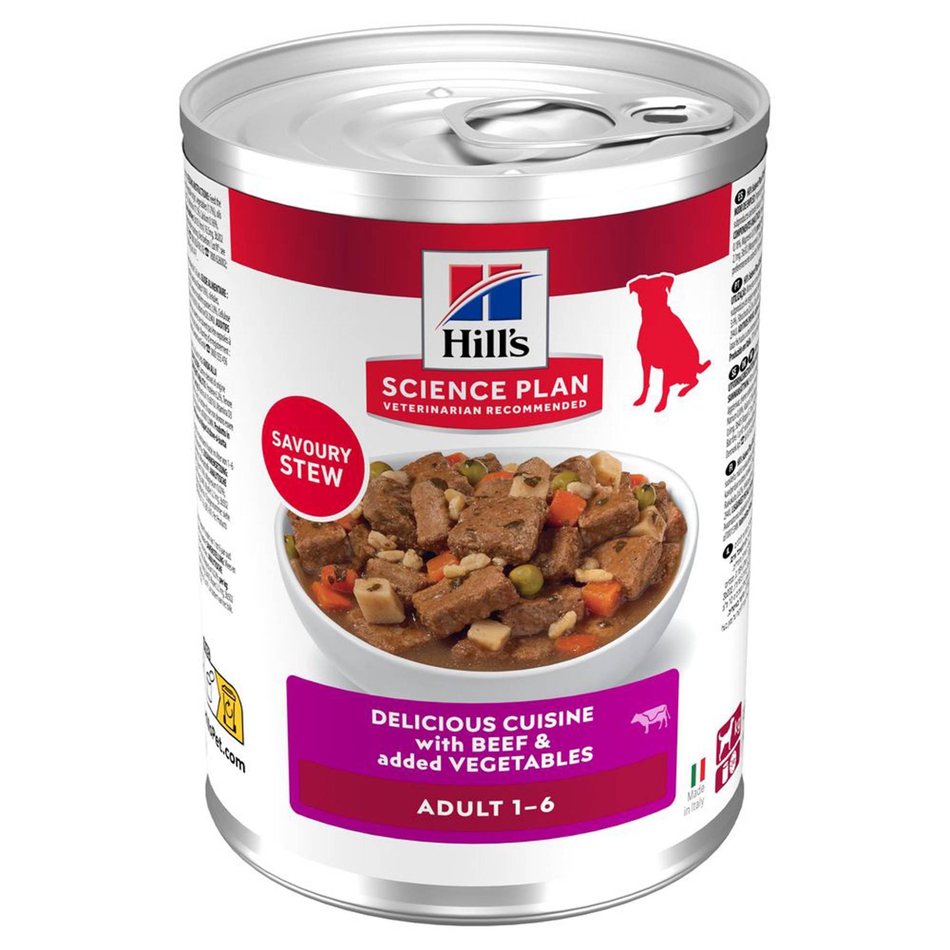 Hill's Science Plan Adult Stew - Sparpaket: mit Rind (24 x 363 g) von Hill's Science Plan