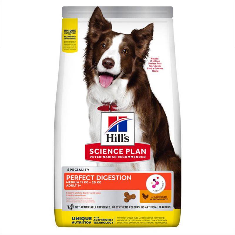 Hill's Science Plan Hund Perfect Digestion Medium Adult 1+ Huhn 14kg von Hill's Science Plan