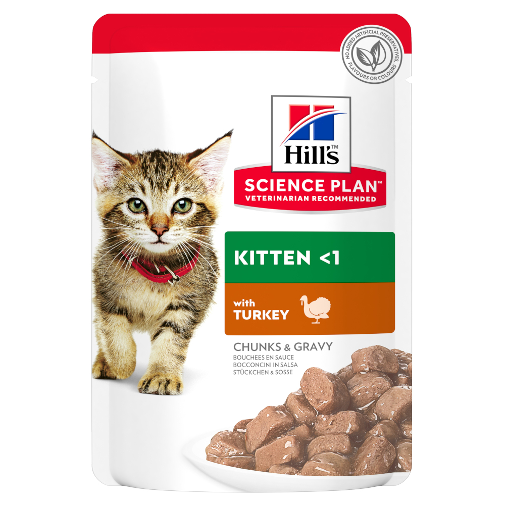Hill's Science Plan Kitten  - Sparpaket: Truthahn (48 x 85 g) von Hill's Science Plan