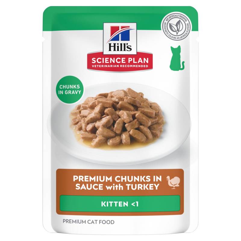 Hill's Science Plan Kitten  - Sparpaket: Truthahn (24 x 85 g) von Hill's Science Plan