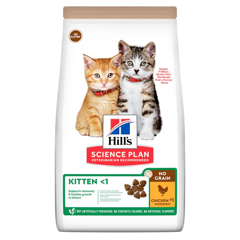 Hill's Science Plan Kitten No Grain Huhn - Sparpaket: 3 x 1,5 kg von Hill's Science Plan