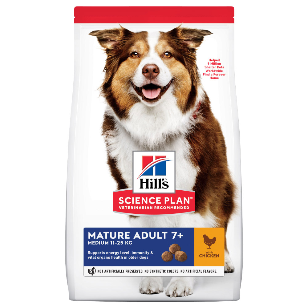 Hill's Science Plan Mature Adult 7+ Medium mit Huhn - 14 kg von Hill's Science Plan