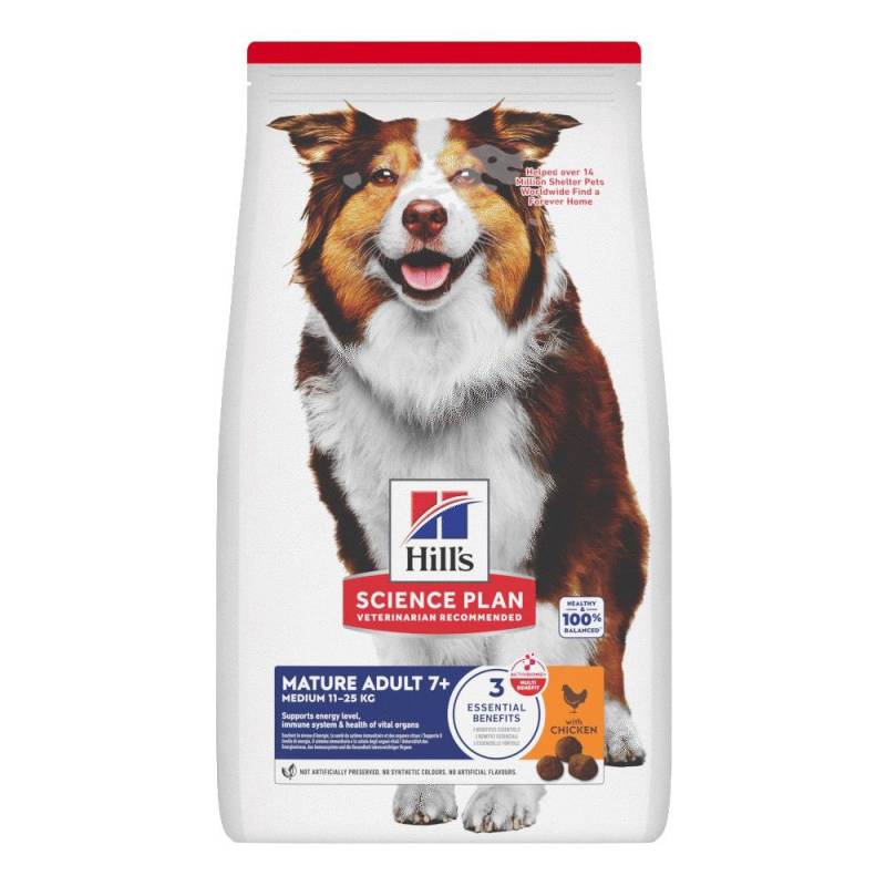 Hill's Science Plan Mature Adult 7+ Medium mit Huhn - 6 kg Hill's Science Plan Mature Adult 7+ Medium mit Huhn - 6 kg von Hill's Science Plan