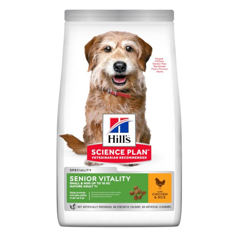 Hill's Science Plan Mature Adult Senior Vitality 7+ Small & Mini mit Huhn - 6 kg von Hill's Science Plan