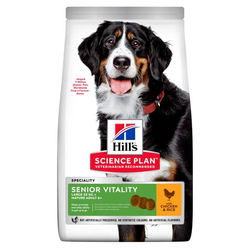 Hill's Science Plan Mature Adult Senior Vitality 6+ Large mit Huhn - Sparpaket: 2 x 14 kg von Hill's Science Plan