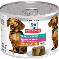 Hill's Science Plan Perfect Weight Adult Small & Mini Mousse - 12 x 200 g Truthahn von Hill's Science Plan